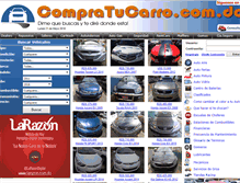 Tablet Screenshot of compratucarro.com.do